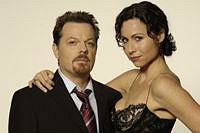 Eddie Izzard and Minnie Driver